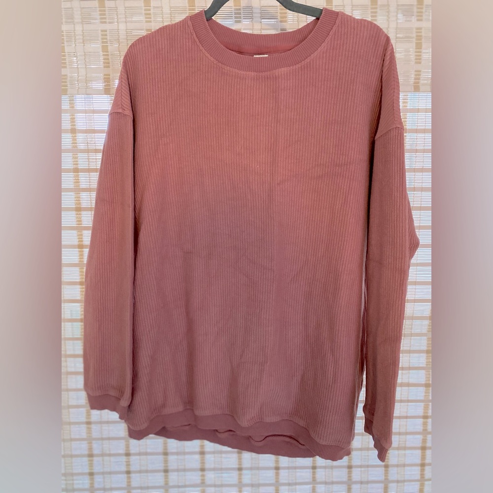 Aerie oversized ribbed sweatshirt